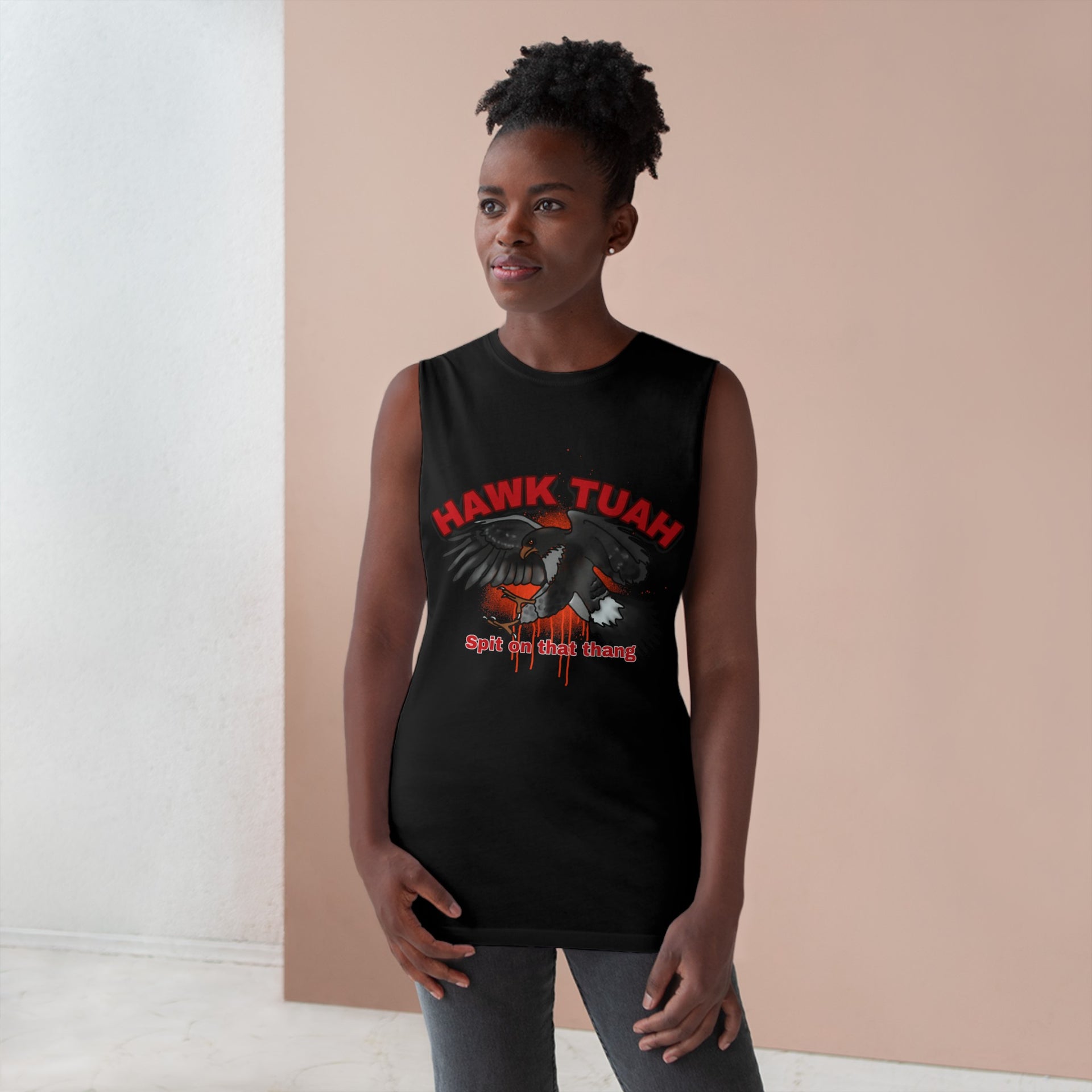 Hawk Tuah Unisex Barnard Tank