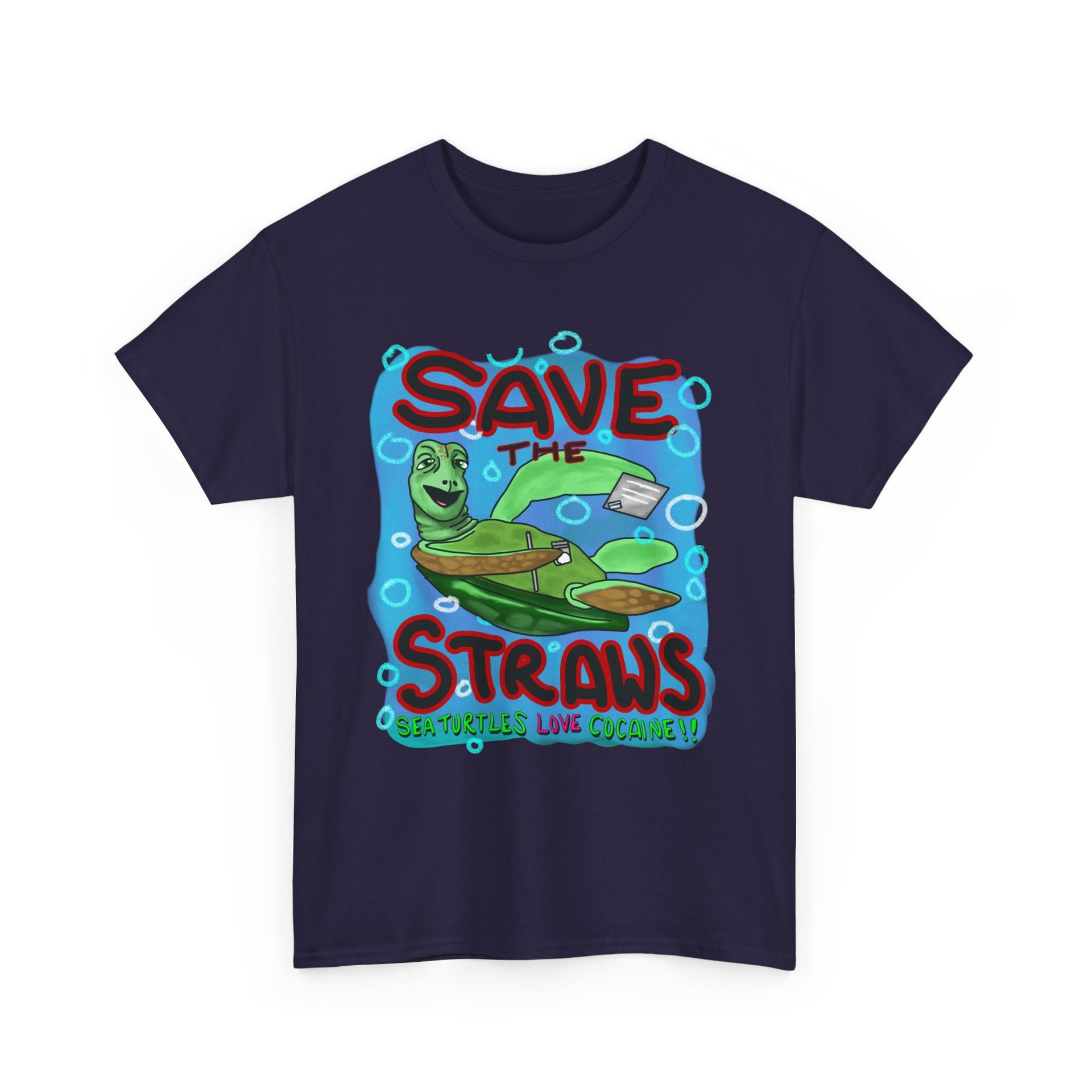 Save the straws Unisex Heavy Cotton Tee