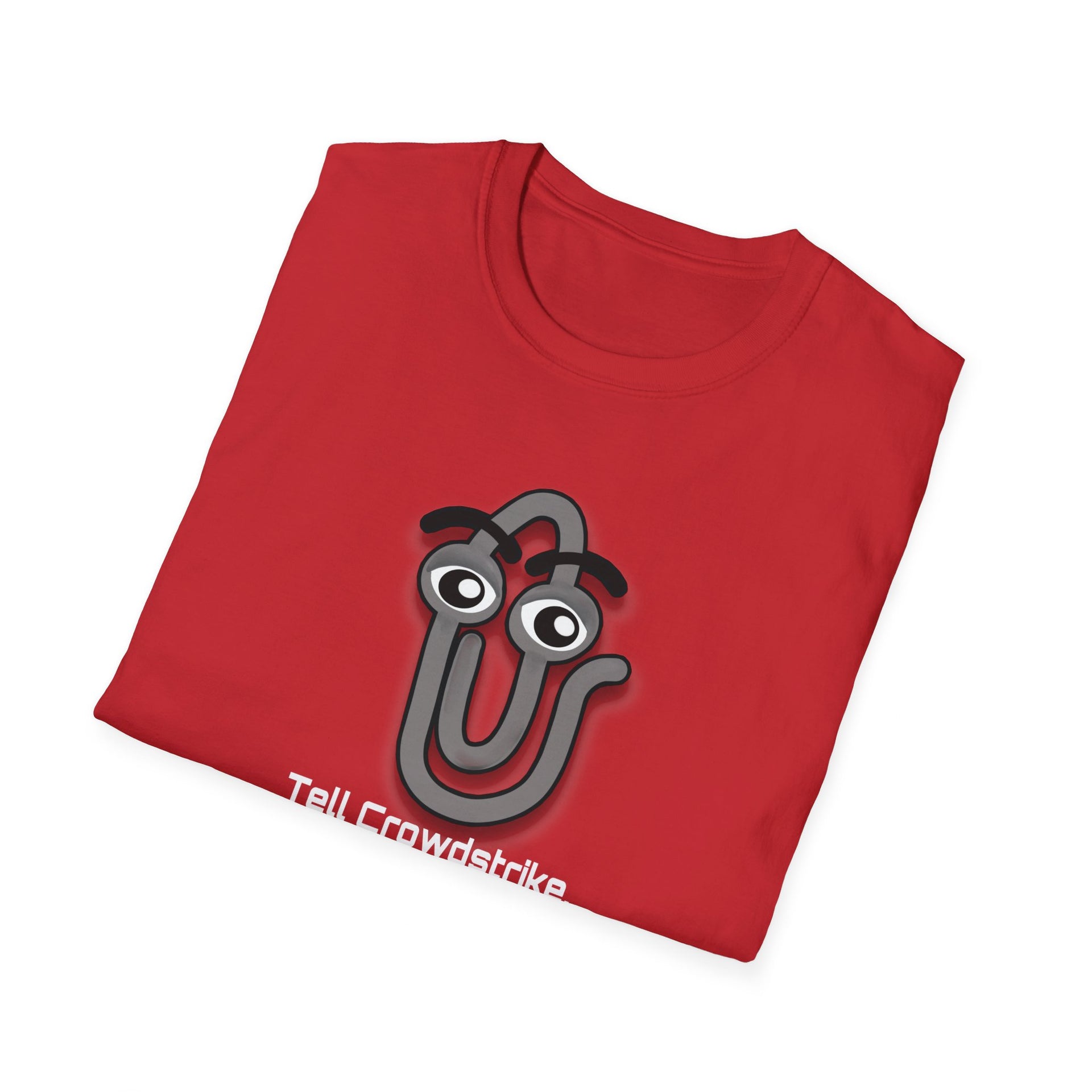 Clippy crowdstrike Unisex Softstyle T-Shirt