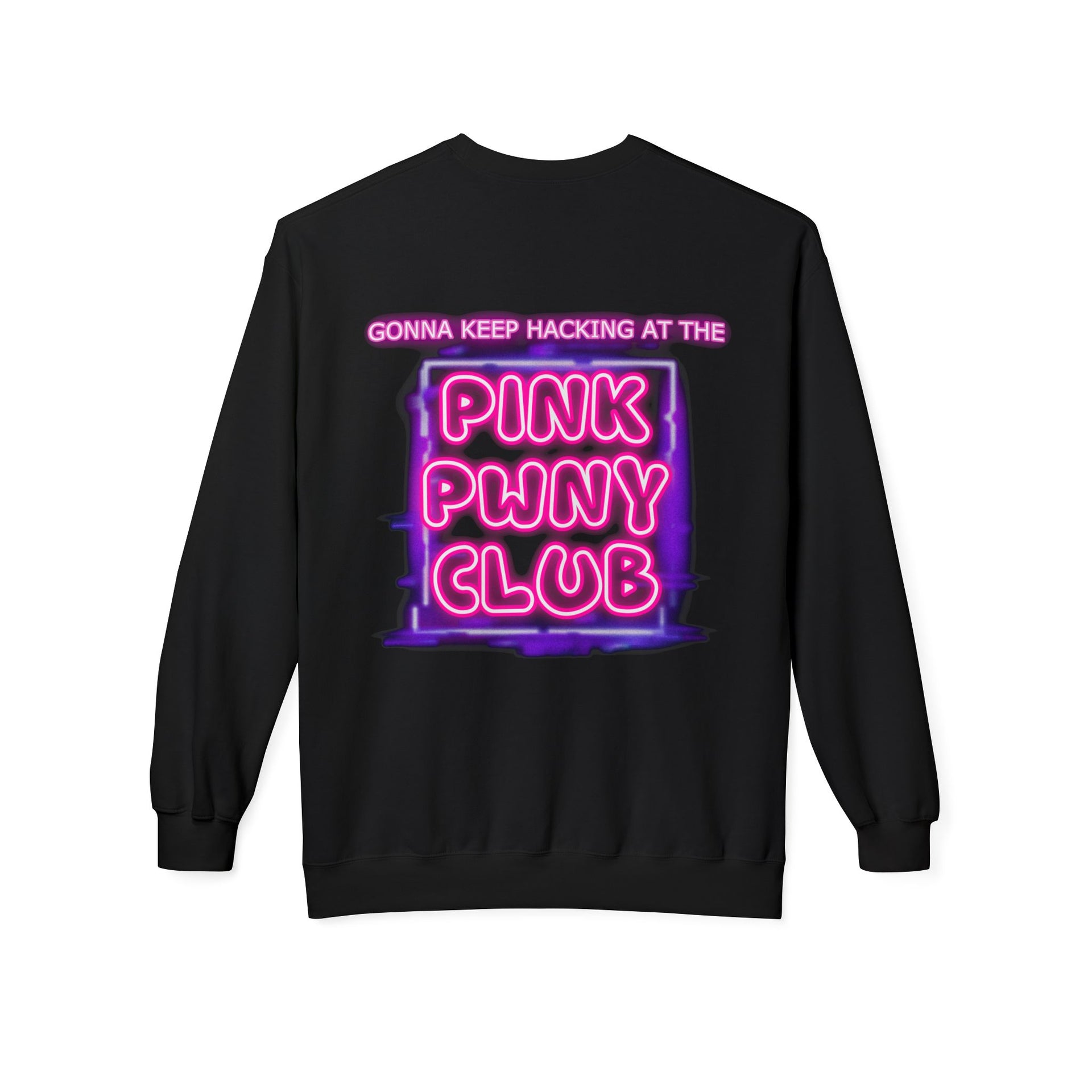 Pink Pwny Club Unisex Midweight Softstyle Fleece Crewneck Sweatshirt.