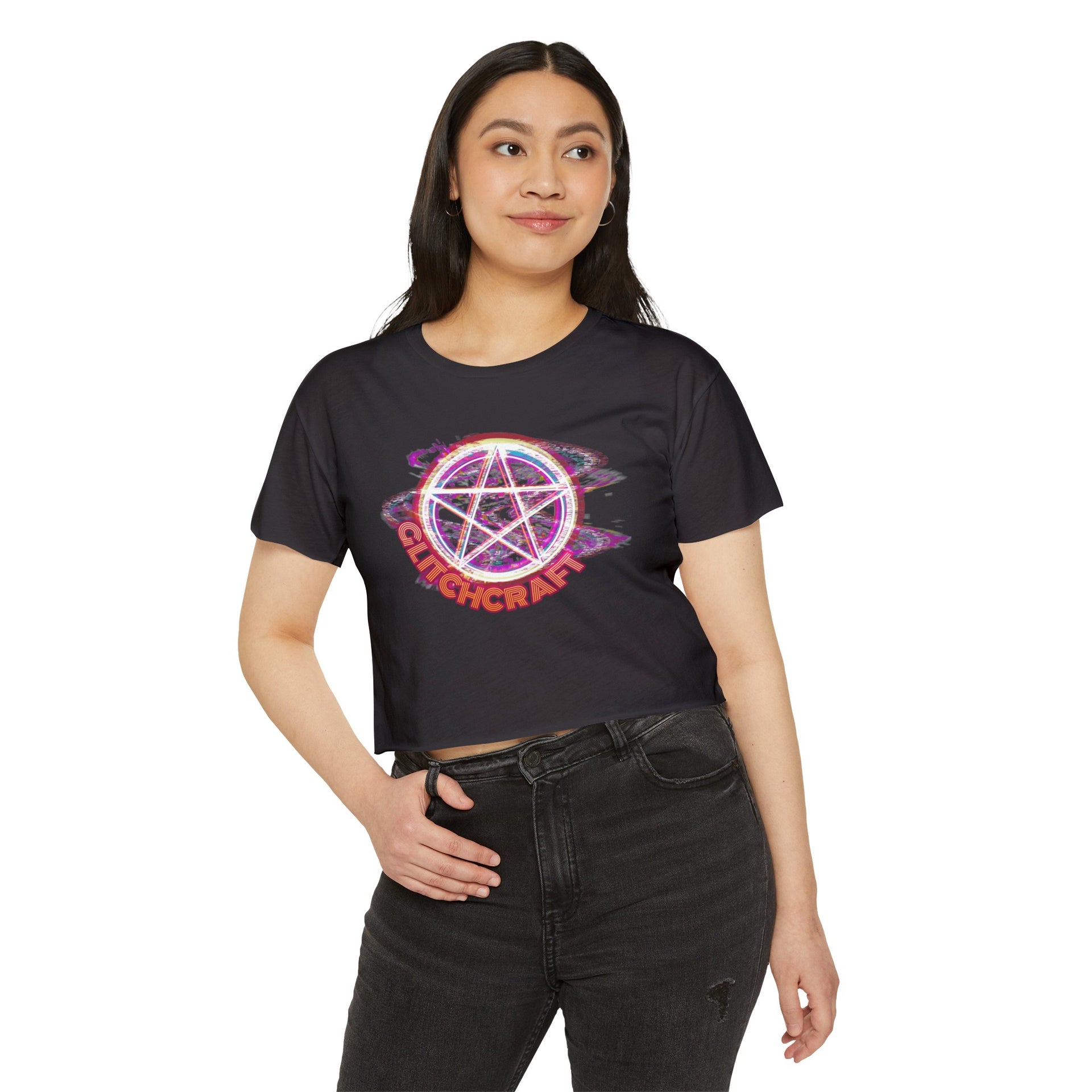 Glitch craft Women's Festival Crop Top