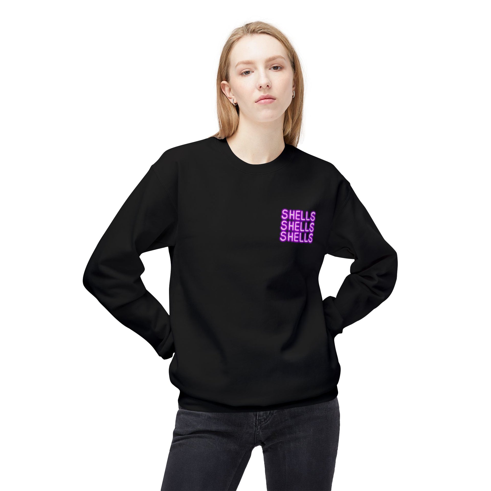 Pink Pwny Club Unisex Midweight Softstyle Fleece Crewneck Sweatshirt.