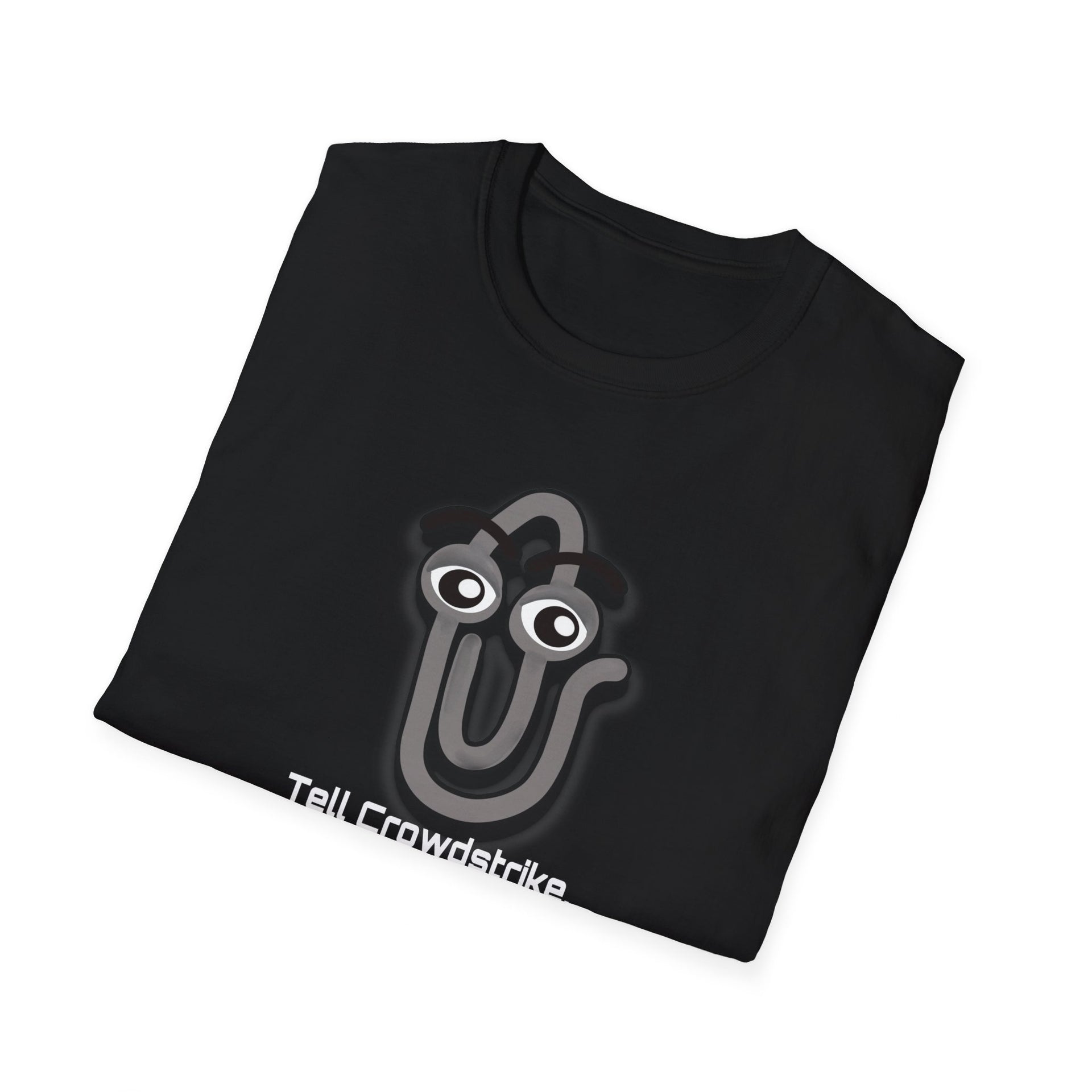 Clippy crowdstrike Unisex Softstyle T-Shirt