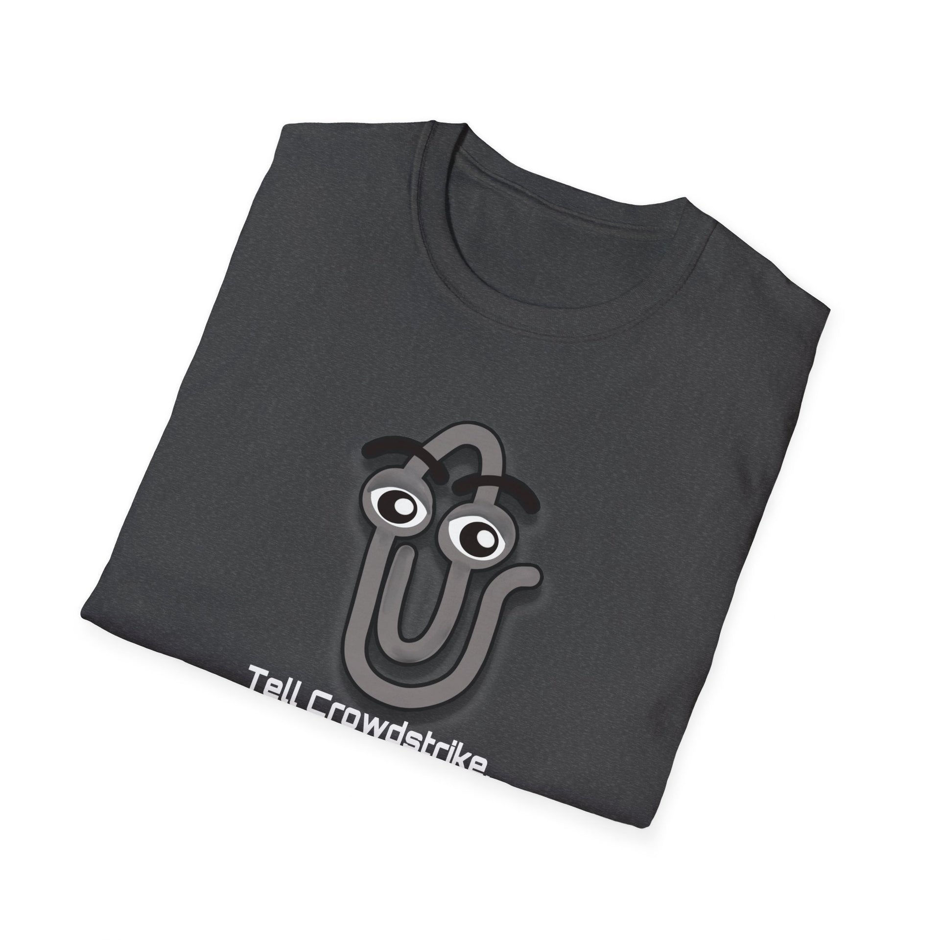 Clippy crowdstrike Unisex Softstyle T-Shirt