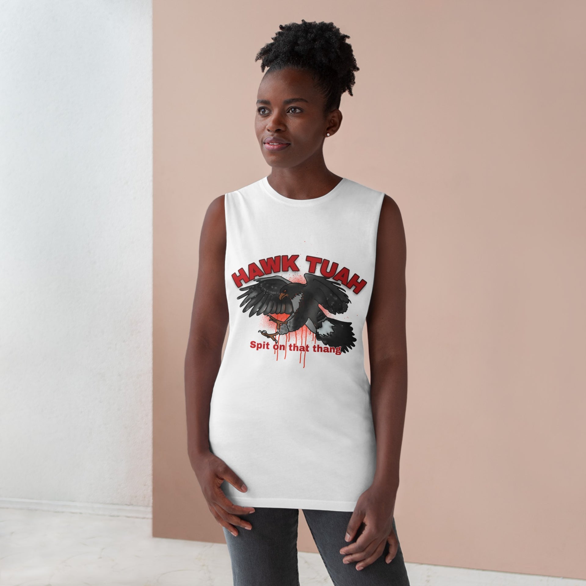 Hawk Tuah Unisex Barnard Tank