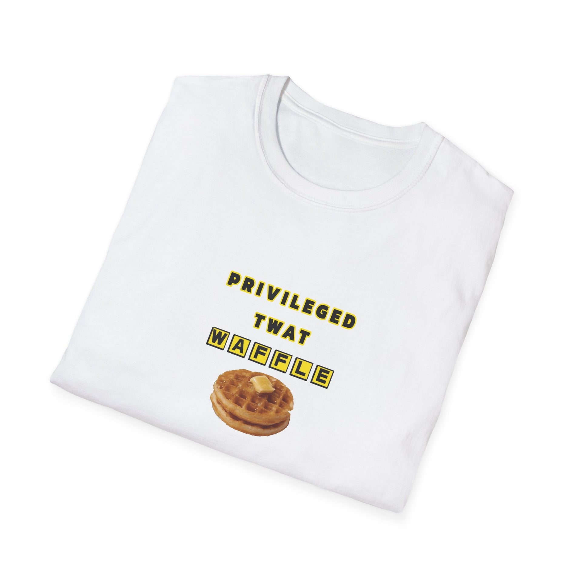 Privileged thee Waffletwat Unisex Softstyle T-Shirt