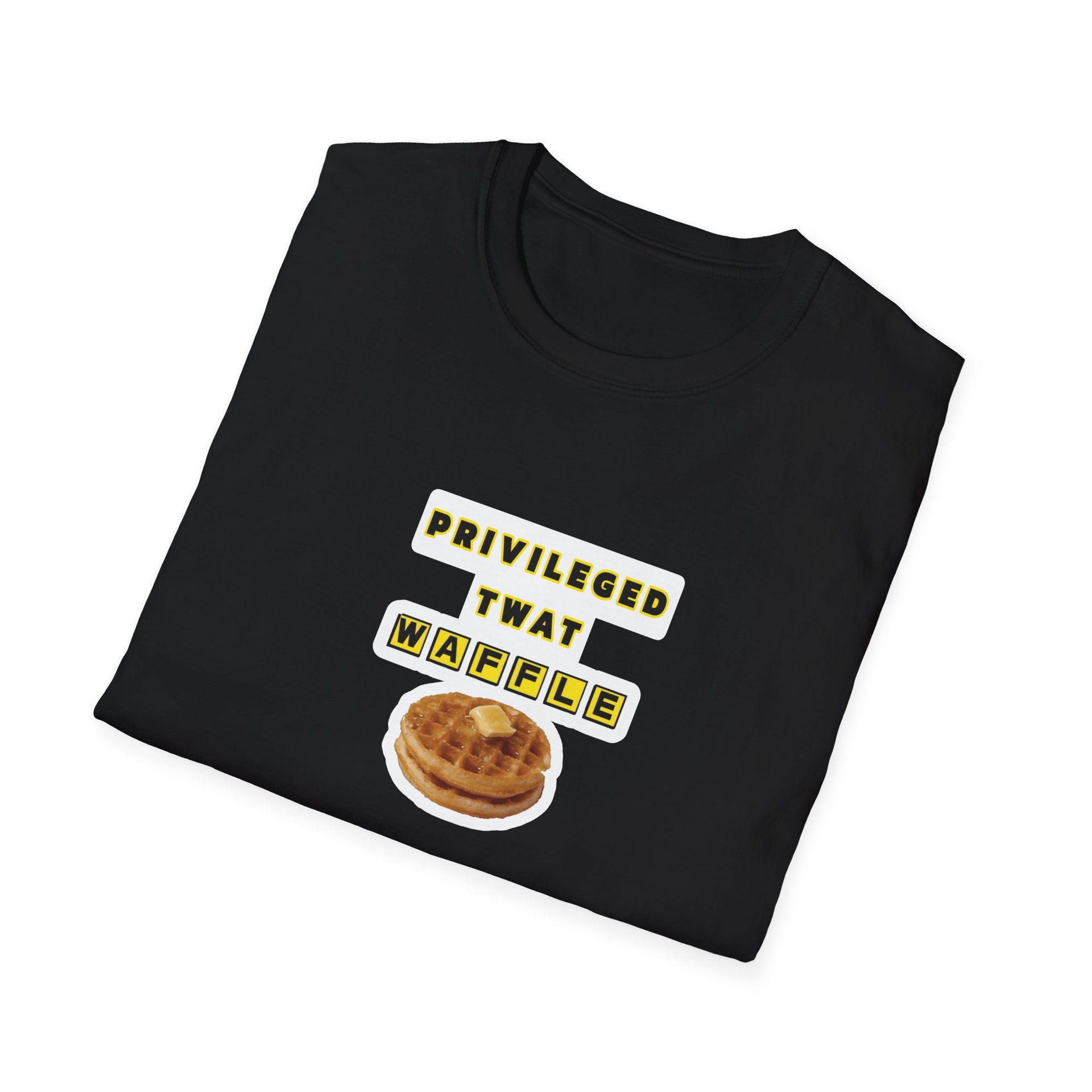 Privileged thee Waffletwat Unisex Softstyle T-Shirt