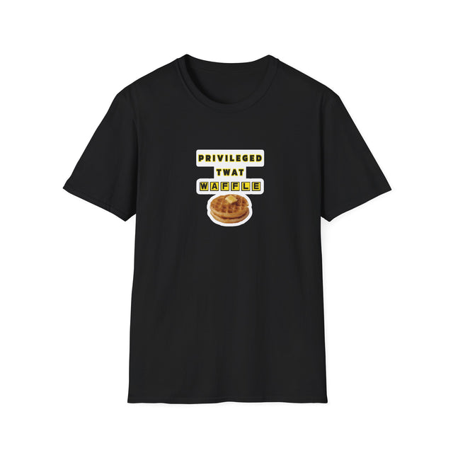 Privileged thee Waffletwat Unisex Softstyle T-Shirt